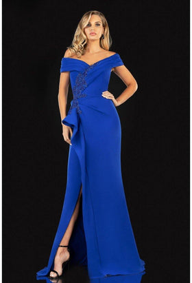 Terani Couture 2021M2986 Elegant Formal Prom Off-Shoulder Evening Premium Dress