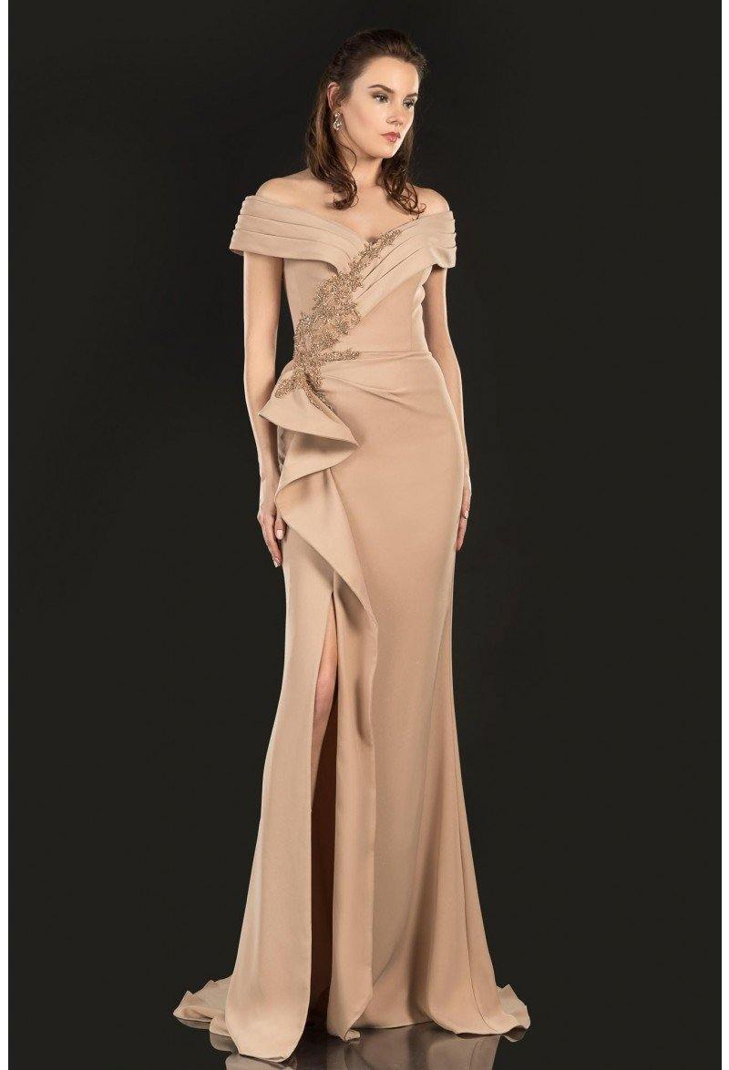 Terani Couture Opulent 2021M2986 Off-Shoulder Formal Gown