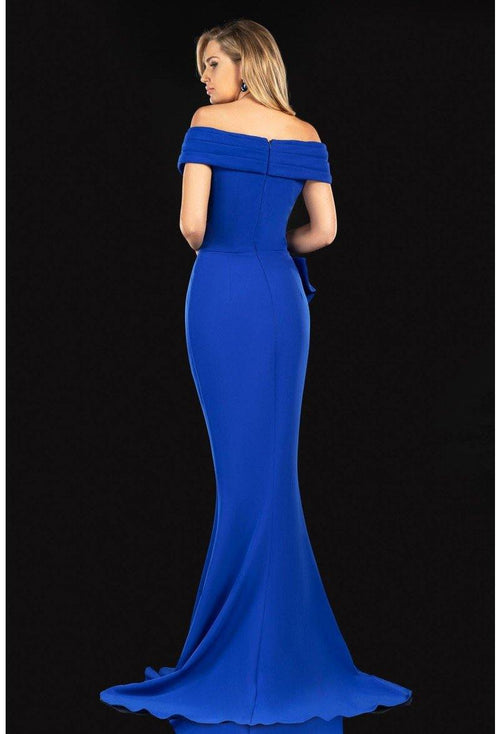 Terani Couture 2021M2986 Off-Shoulder Long Evening Gown for Formal Events