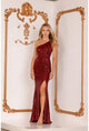 Terani Couture 2215P0021 One Shoulder Long Formal Prom Dress