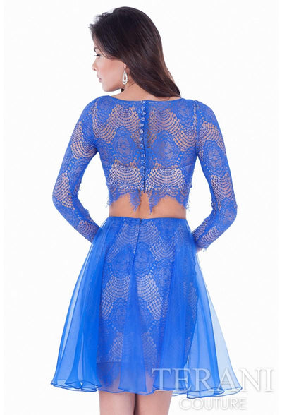 Terani Couture 1621H1035 Short Fitted Prom Party Dress