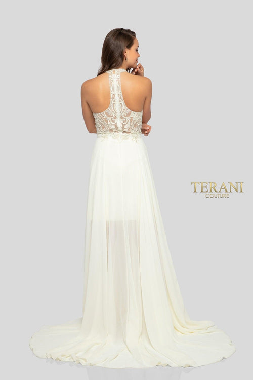 Terani Couture Chic 1913P8298 High-Low Formal Dress