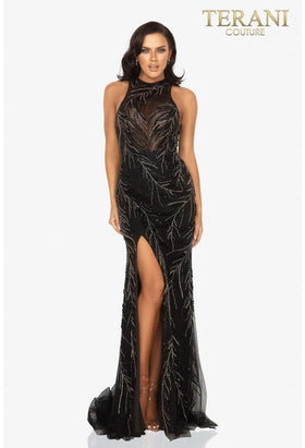 Terani Couture 2011P1058 Glamorous Prom Homecoming Beaded Formal Premium Dress