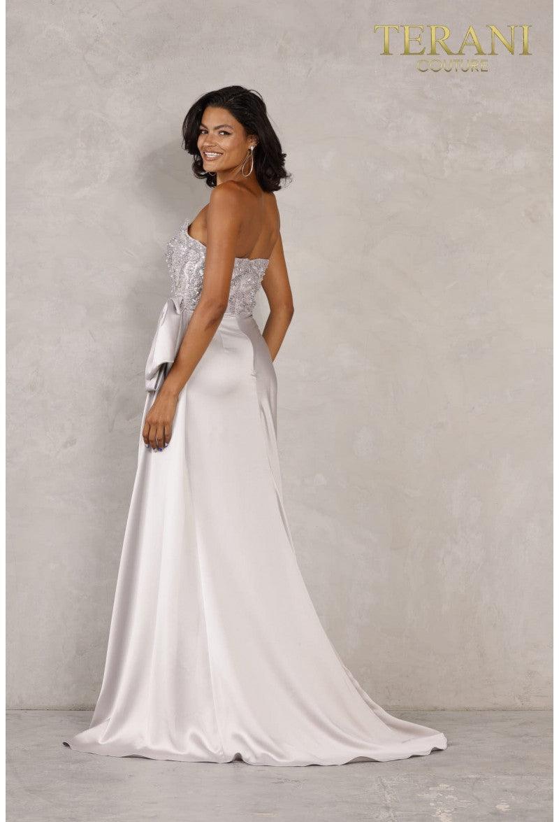 Terani Couture Glamorous 2111P4063 Strapless Prom Dress