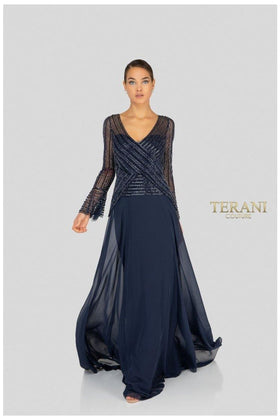 Terani Couture 1913M9403 Sophisticated Elegant Evening Premium Dress