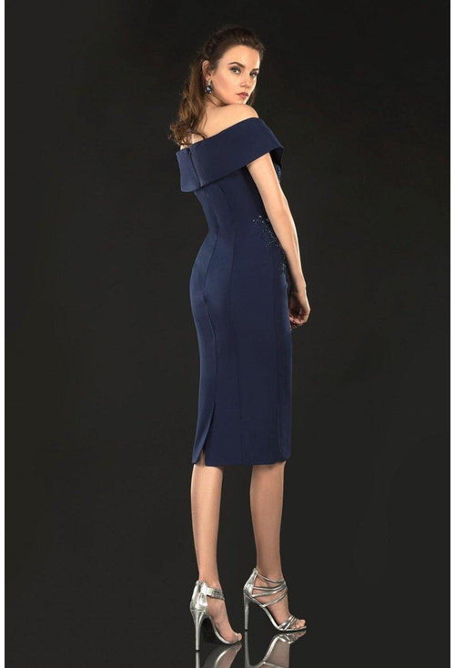 Terani Couture 2021C2625 Formal Prom Off-Shoulder Sheath Evening Premium Dress