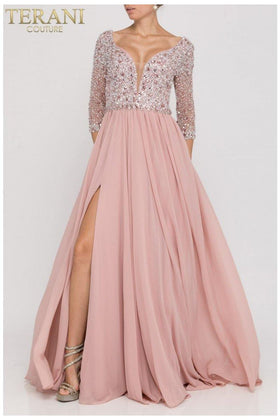 Terani Couture 2011M2464 Elegant Glamorous Evening A-Line Formal Premium Dress
