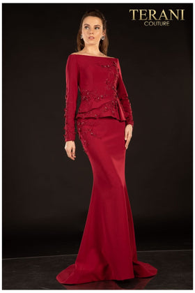 Terani Couture 2021M2988 Sophisticated Mother of the Bride Wedding Premium Dress