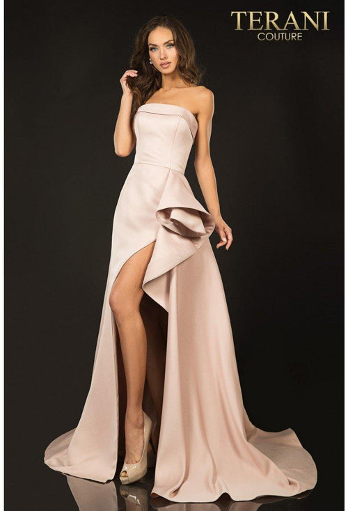Terani Couture 2012P1288 Strapless Prom Dress