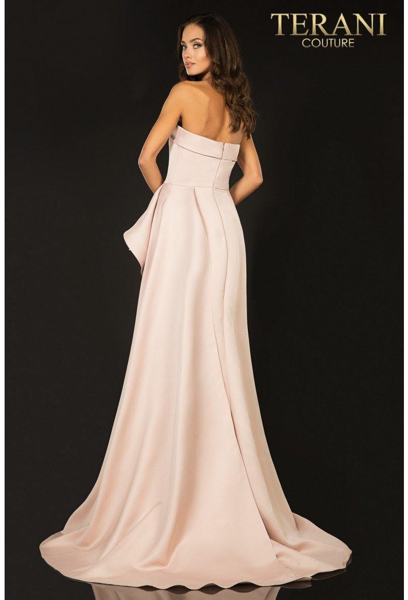 Terani Couture 2012P1288 Strapless Prom Dress
