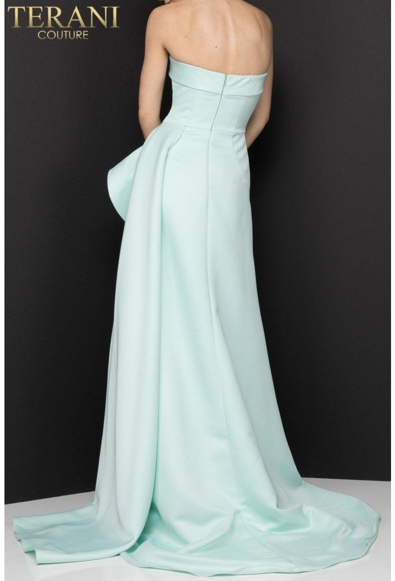Terani Couture 2012P1288 Strapless Prom Dress