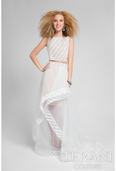 Terani Couture Unique 1711P2697 Two-Piece Prom Gown