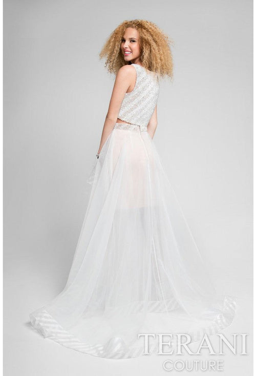 Terani Couture Unique 1711P2697 Two-Piece Prom Gown
