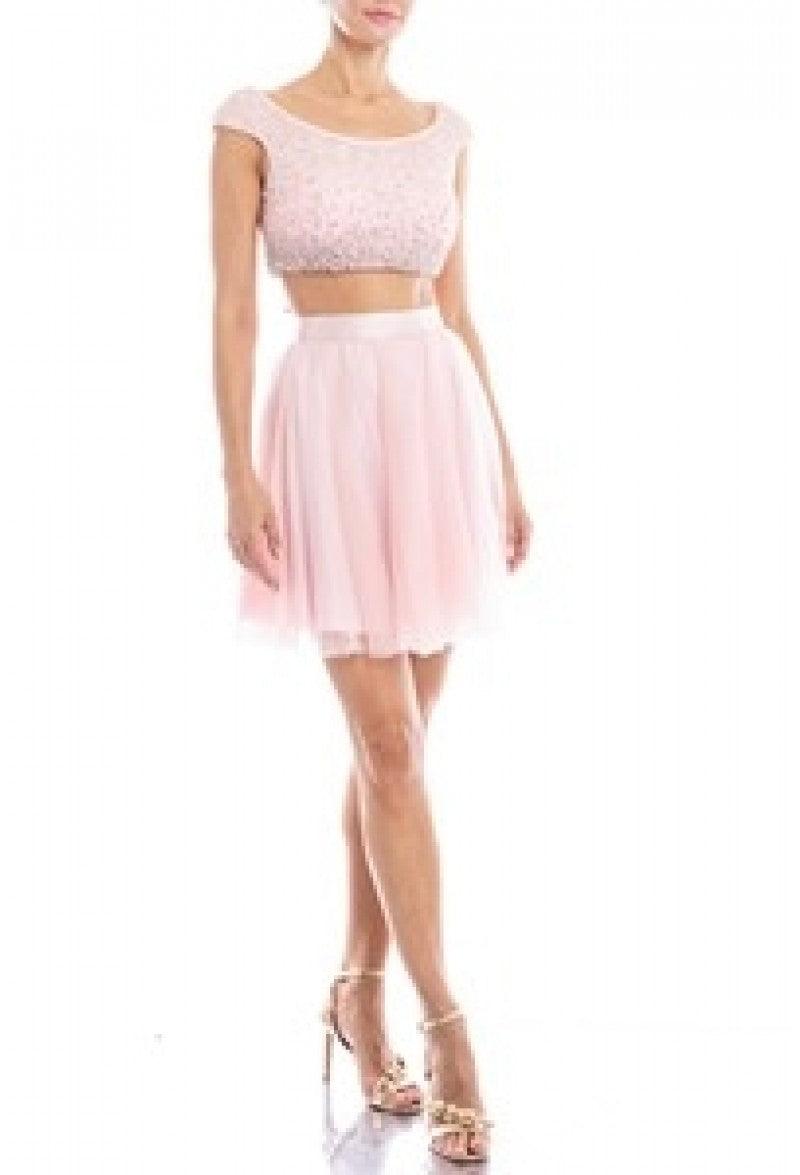 Terani Couture 1521H0100A Two-Piece Short Homecoming Prom Dress