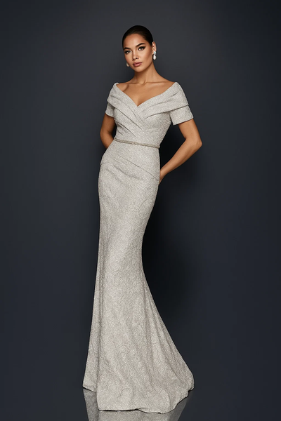 Terani Couture 1921M0727 Formal Pageant Off-Shoulder Long Evening Premium Dress