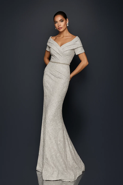 Terani Couture 1921M0727 Formal Pageant Off-Shoulder Long Evening Premium Dress