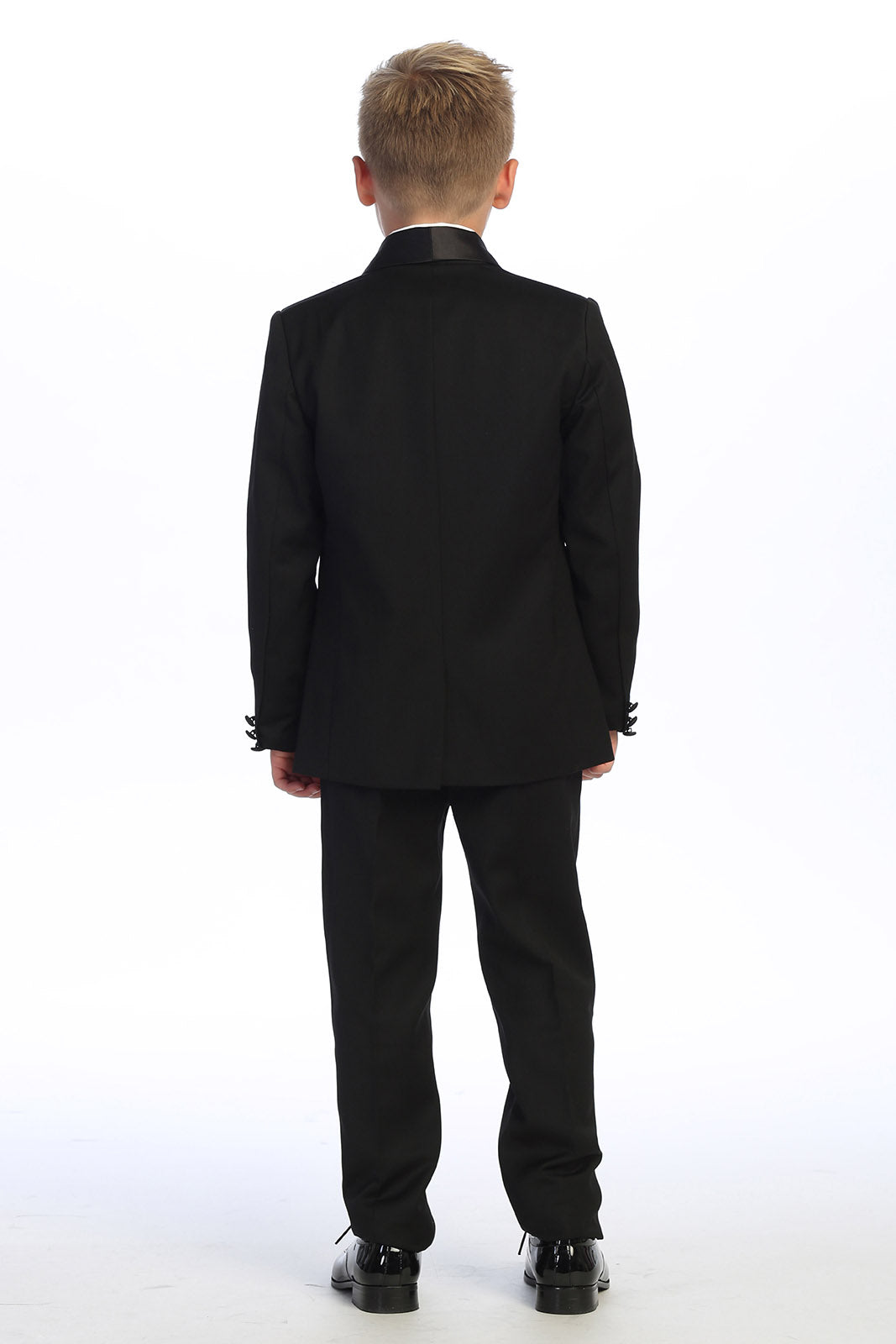 "Cornell" 5-Piece Black Tuxedo Set for Kids