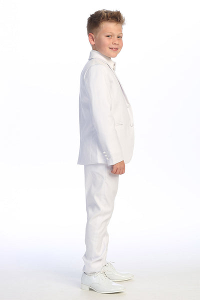 Conjunto de esmoquin blanco de 5 piezas "Georgetown" para niños