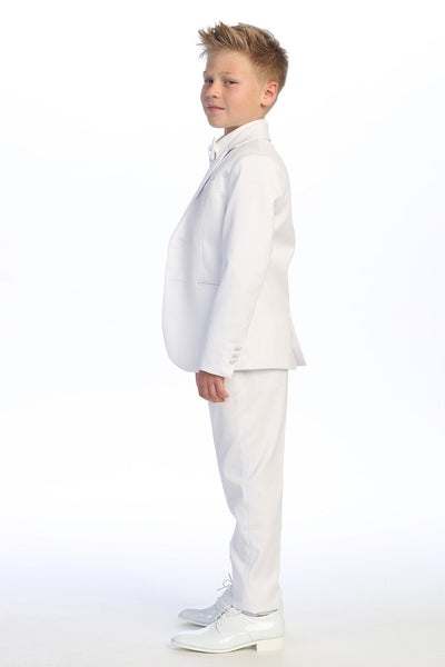 Conjunto de esmoquin blanco de 5 piezas "Georgetown" para niños