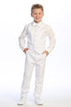 Conjunto de esmoquin blanco de 5 piezas para niños "Cornell"