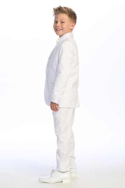 Conjunto de esmoquin blanco de 5 piezas para niños "Cornell"