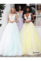 Tulle Sleeveless A-line Gown by Jovani 55634 - Long Formal Dresses