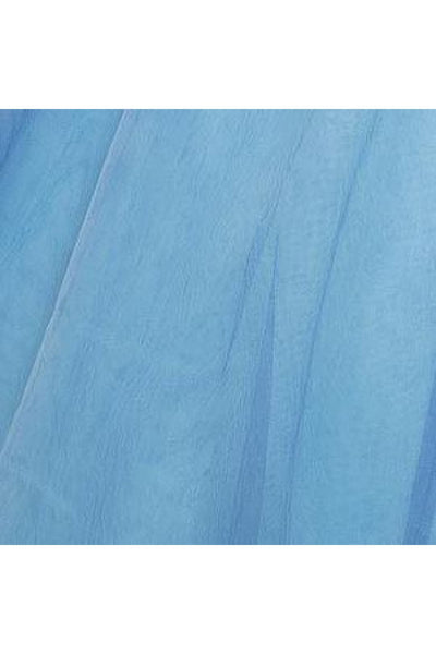 Tulle Strapless A-line Slit Gown by Jovani 36477 - 00 / Periwinkle - Long Formal Dresses