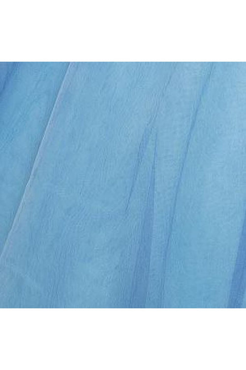 Tulle Strapless A-line Slit Gown by Jovani 36477 - 00 / Periwinkle - Long Formal Dresses