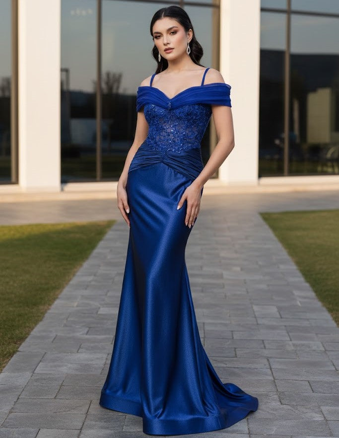 blue sequin mother of the bride dress Wedgewood Mother Of The Bride Dresses Sheath Cold Shoulder Sequin Lace Mother Of The Bride Dress