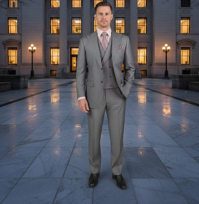 Charcoal Grey Groomsmen Suit for Men & Boys - Perfect for Weddings