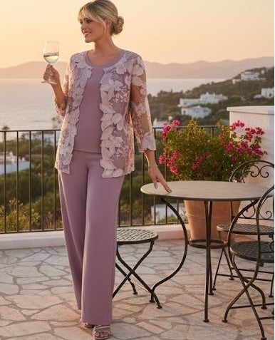 Eva USA 3426 Long Formal Mother of the Bride Pant Set