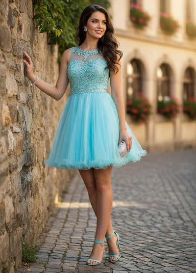 Dama Dresses for Quinceanera in Aqua Style MQ1429 Quince Outfit