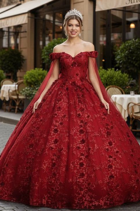Sweet 16 Birthday Party Dress in Hunter Green Style Ball Gown