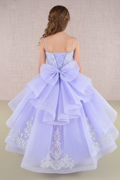 GK106 Sequin Girls Gown by Elizabeth KGK106