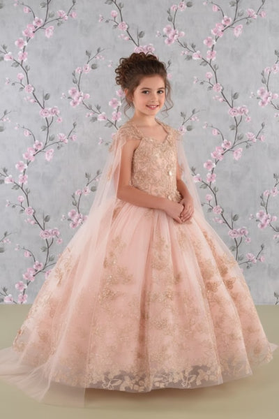 3D Butterfly Cape Gown for Girls by Elizabeth KGK114
