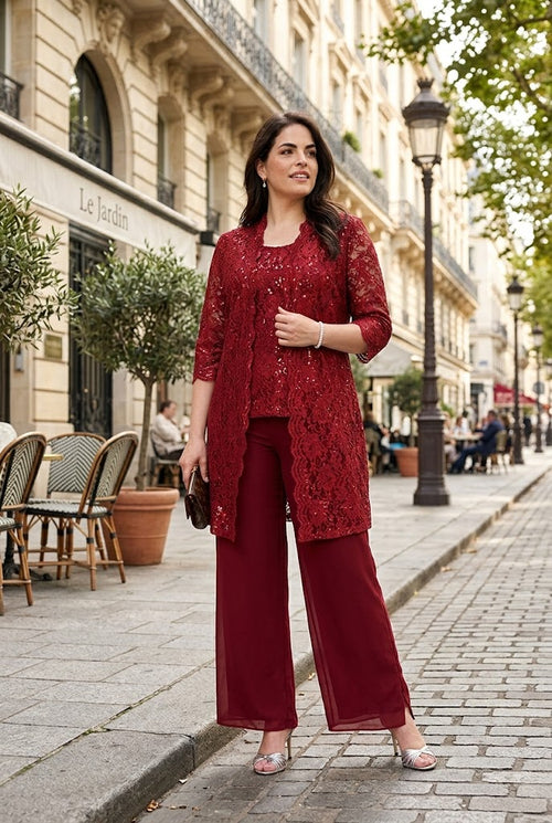 Clearance Navy Size S Mother of the Bride Jacket Pant Suit By Eva USA 3366