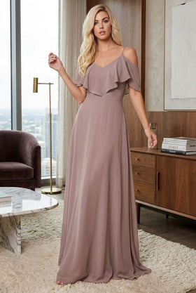 Western Dress For Women in DUSTY ROSE
