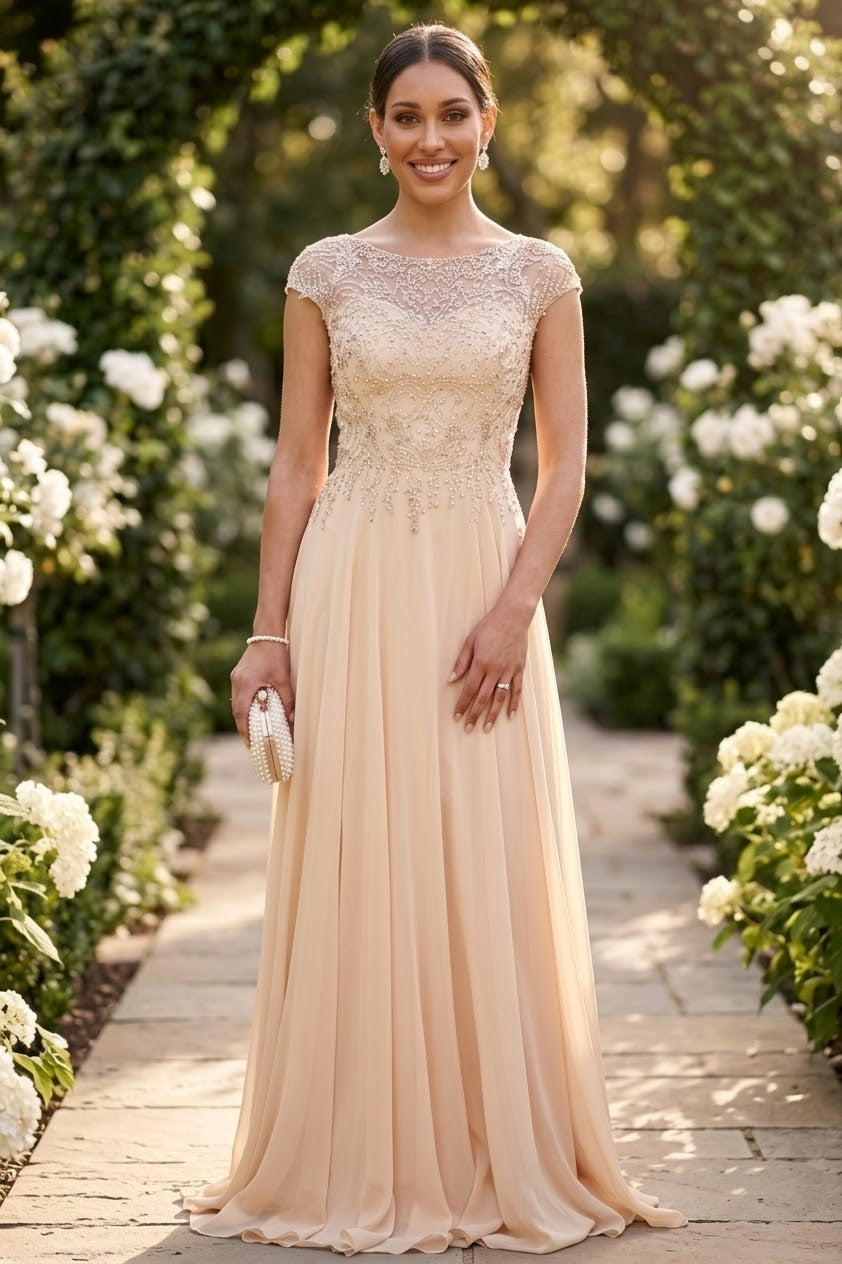 Deklaire K311 Mother of the Bride Dress – A-Line Chiffon Gown