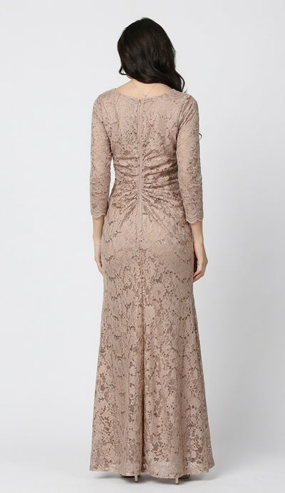 Clearance Champagne Size 4XL Mother of the Bride Long Fully Lined Evening Dress By Eva USA 3397