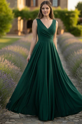 Western Dress For Women in HUNTER GREEN By Lenovia 5242