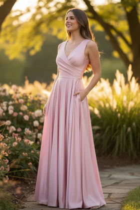 Western Dress For Women in BLUSH By Lenovia 5242
