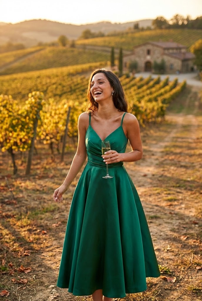 V Neck Simple Satin Short Hoco Dress