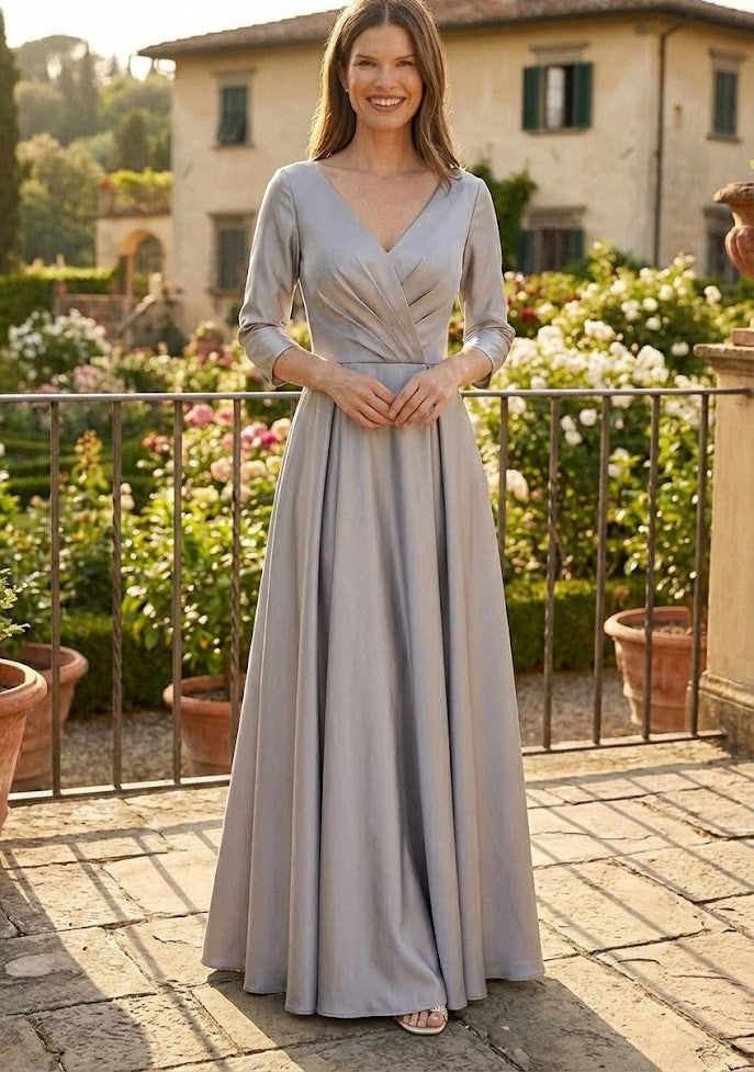 Wholesale Mother of the Bride Dresses 5243 in Silver