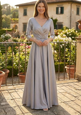 Wholesale Mother of the Bride Dresses 5243 in Silver