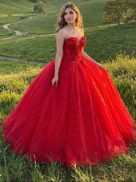 Quinceanera Gown Sweetheart Corset Back Gala Dress By Layla K LK243