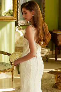 V-Neck Mermaid Bridal Gown by GLS Gloria GL3531 - Long Formal Dresses