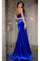 Velvet Strapless Corset Prom Dress: Jovani 43066 - Apparel & Accessories > Clothing > Dresses