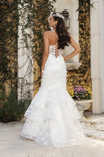 Wedding Dress Plunging V-Neck Sequin Bridal Gown By Royal Queen RQ8148 - Dress