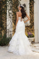 Wedding Dress Plunging V-Neck Sequin Bridal Gown By Royal Queen RQ8148 - Dress