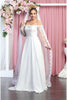 Wedding Dress Off The Shoulder Ivory - Dress